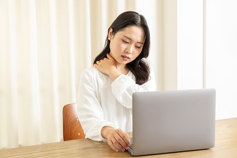 首痛、肩こりの施術イメージ